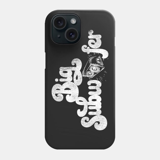 Big Subwoofer (B/W) Phone Case by darklordpug