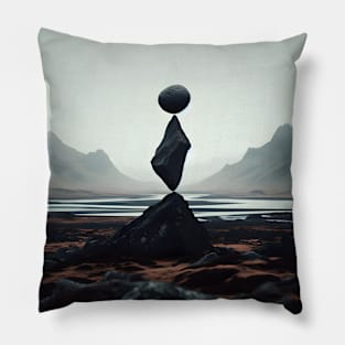 STONE ROCK BALANCING Pillow