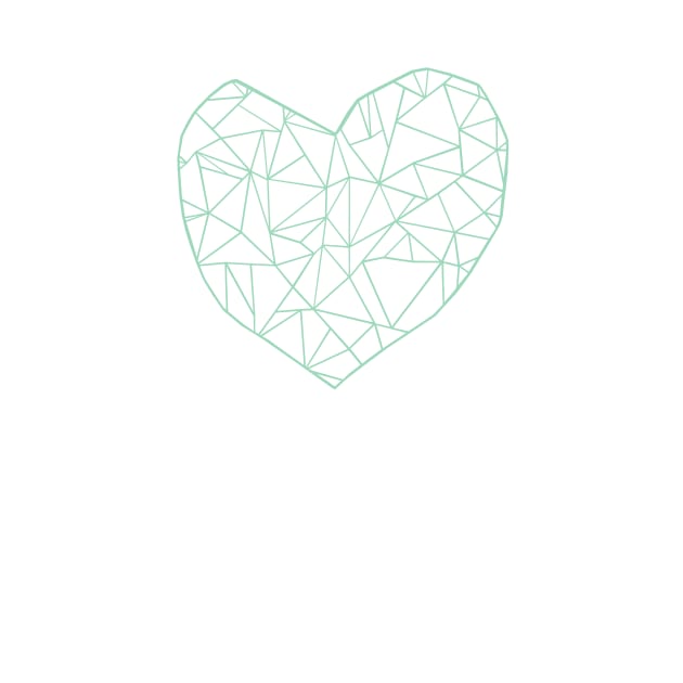 Abstract Heart Mint by ProjectM