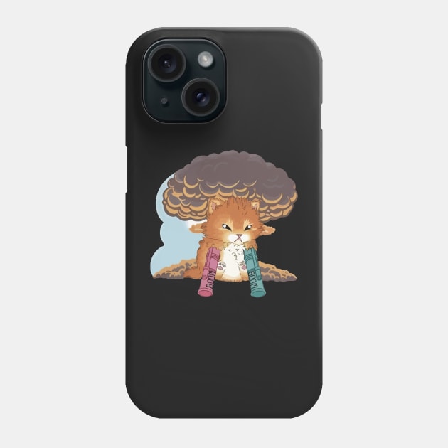 Tater Tot Cat  keep going out of spite Boom Boom Phone Case by darkARTprint