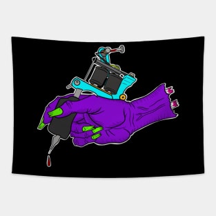 TATTOO MACHINE Tapestry