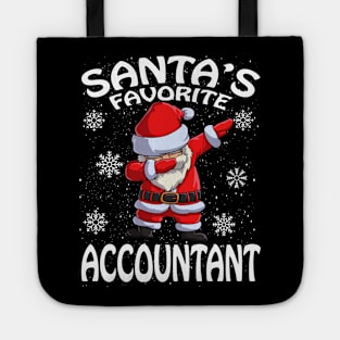 Santas Favorite Accountant Christmas Tote