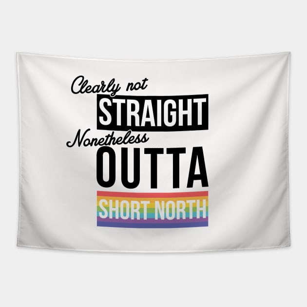 (Clearly Not) Straight (Nonetheless) Outta The Short North Tapestry by guayguay