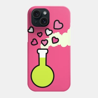 Love Magic Potion in a Laboratory Flask Phone Case