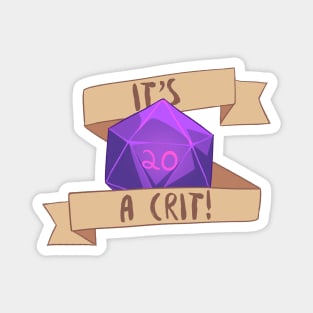 It's a Crit! Purple Magnet