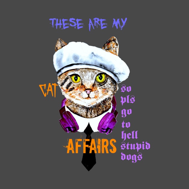 these are my cat affairs by NemfisArt