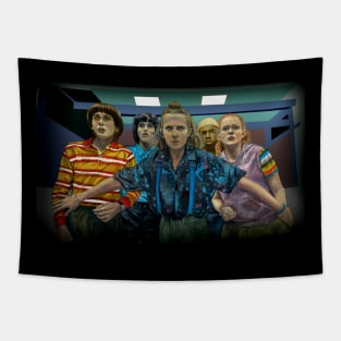 The Stranger Things Gang Tapestry