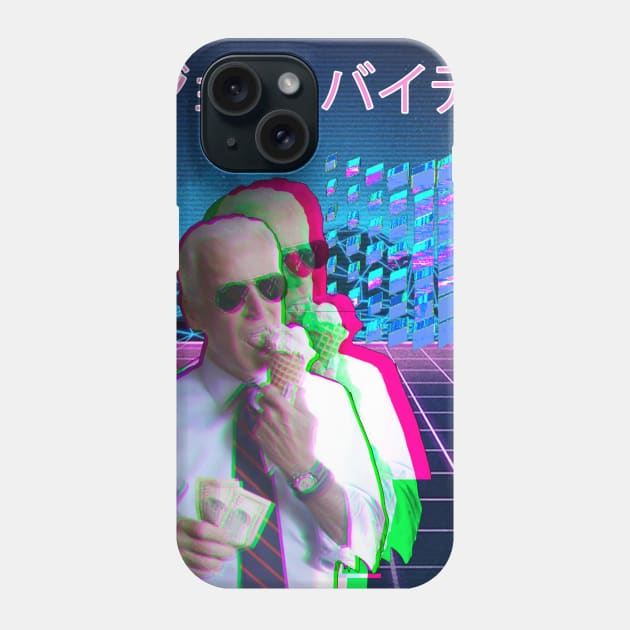 Joe Biden Vaporwave Phone Case by TKL