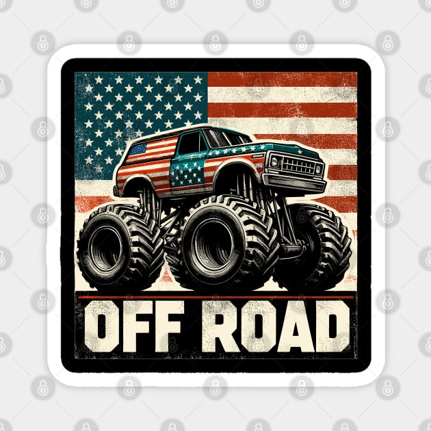 Off Road Magnet by Vehicles-Art