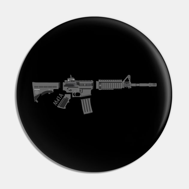 small M4A1 Pin by fitripe