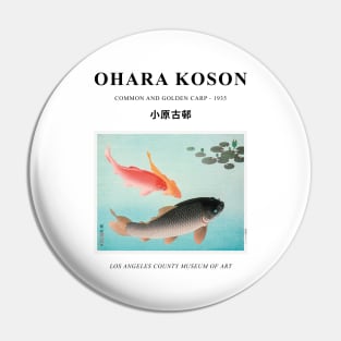 Ohara Koson Goldfish Japanese Exhibition Wall Art Pin