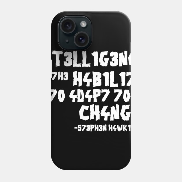 stephen hawking Phone Case by ramonagbrl