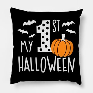 Halloween Shirt, 1st Halloween Shirt, First Halloween, My First Halloween Shirt Pillow