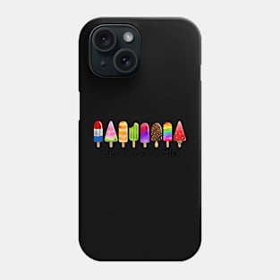 Celebrate Diversity Frozen Popsicle Treats Desserts Phone Case