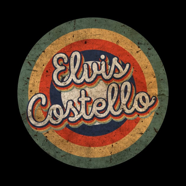 Elvis Name Personalized Costello Vintage Retro 60s 70s Birthday Gift by Romantic Sunset Style