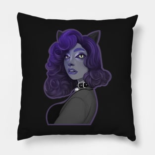 Black Cat Pillow