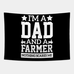 tractors i'm a dad and a farmer fathers humor cool Cultivating Tapestry