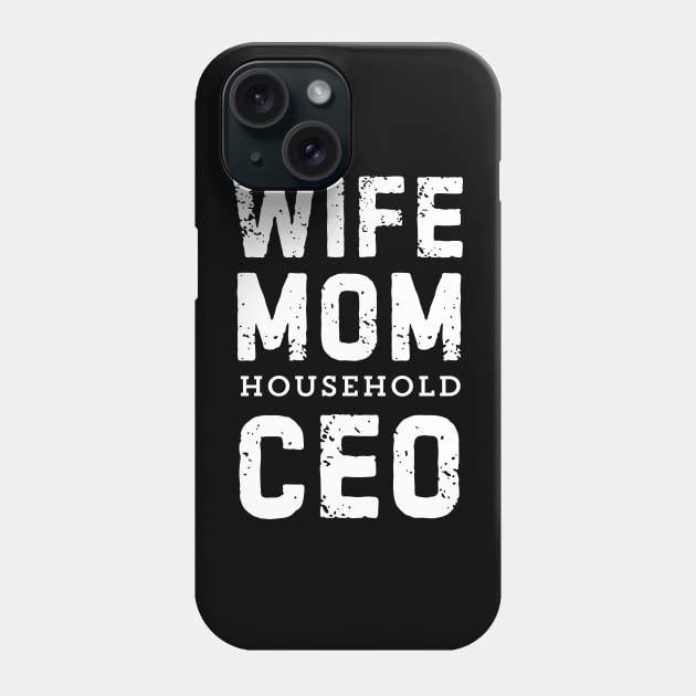 Wife Mom Boss Phone Case by Inktopolis