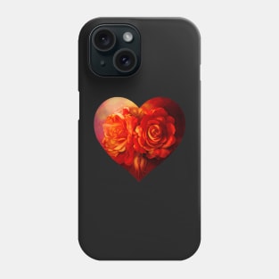 Flowers in Heart (Valentines Special) Phone Case