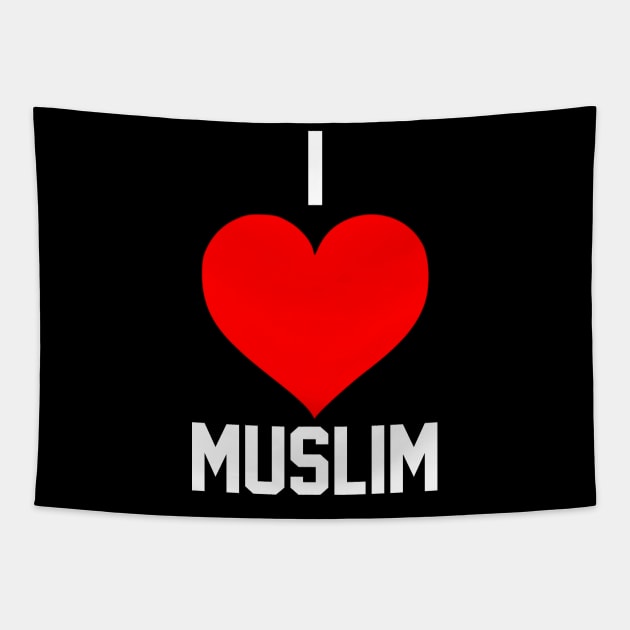 love Muslim Forever Tapestry by ArloNgutangBo'leh