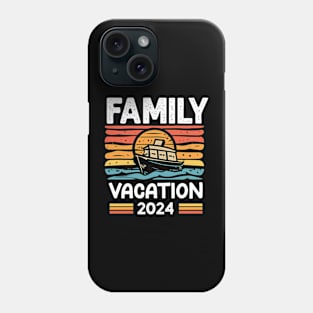 Family vacation 2024 - retro Phone Case