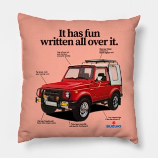 SUZUKI SAMURAI SJ 410 - advert Pillow