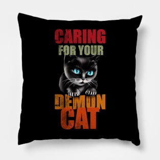 Caring for your demon cat Pillow