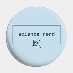 science nerd Pin