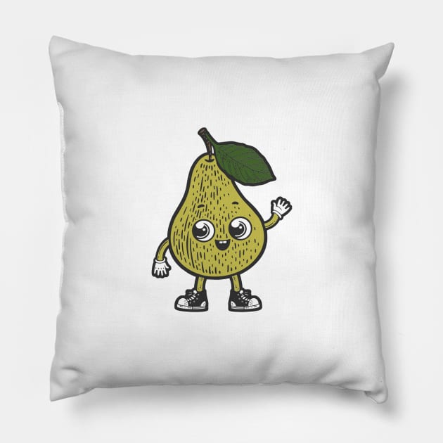 Pear Boy Pillow by FahlDesigns