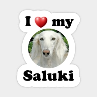 I Love My Saluki Magnet