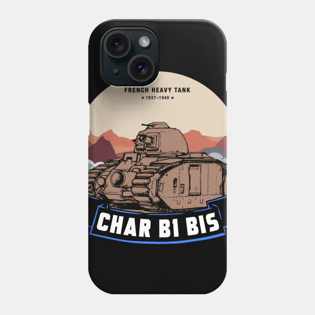 CHAR B1 bis Phone Case by theanomalius_merch