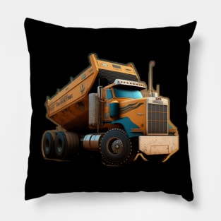 Dump Truck Operator Pillow