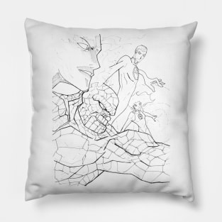 Fantastic Four Sketch Pillow