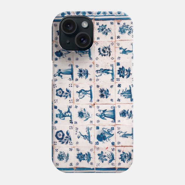 Beautiful Dutch tiles Phone Case by Marccelus