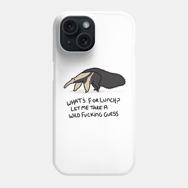 Grumpy Anteater Phone Case by grumpyanimals