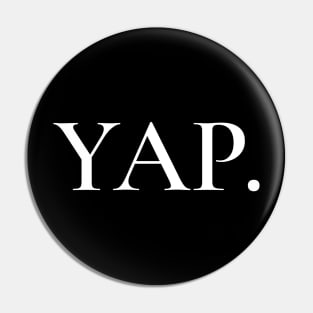 Yap. Pin