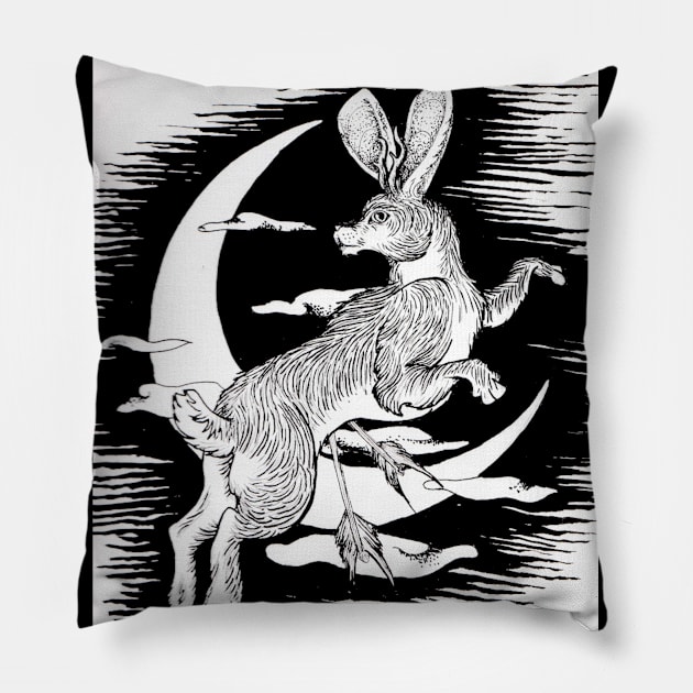 Hunter's Moon Pillow by Art of V. Cook