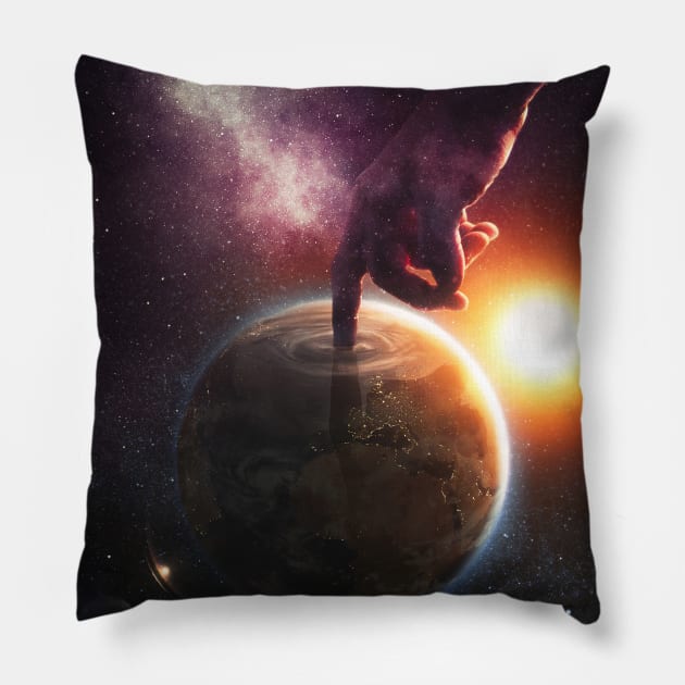 Divine touch Pillow by RoscoAdrian