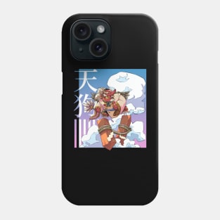 Japanese Art Style Yokai Tengu Phone Case