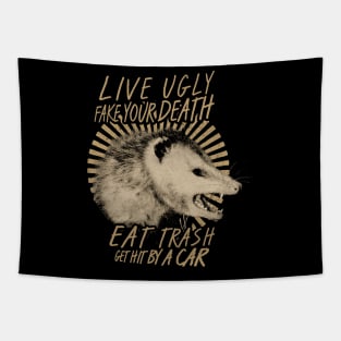 funny quote live weird fake your death quote Tapestry