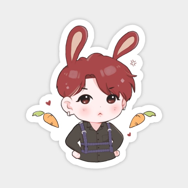 Bunny Kookie Magnet by gerimisore