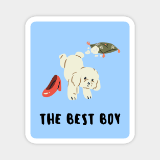 Dog the best boy Magnet