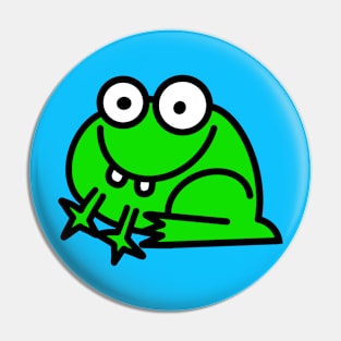 Froggy the Green Frog Pin