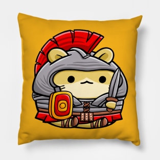 Cute Hamster Ancient Roman Costume Pillow