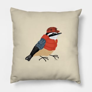 Nutty Nuthatch Pillow