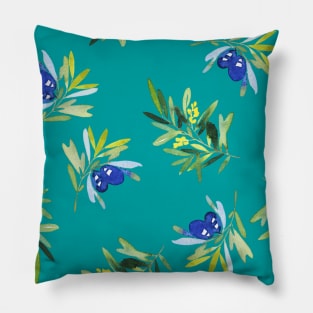 Olives pattern texture Pillow