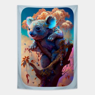 Blue Koala Tapestry