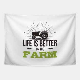 Life is Better on the Farm Tapestry