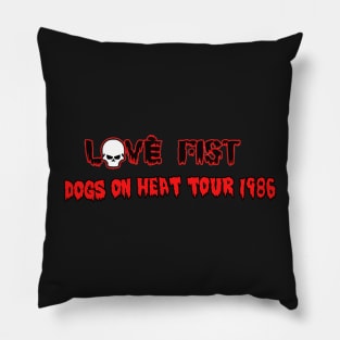 Love Fist 1986 Tour 1 Pillow