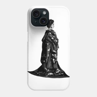 Geisha Silhouette Phone Case